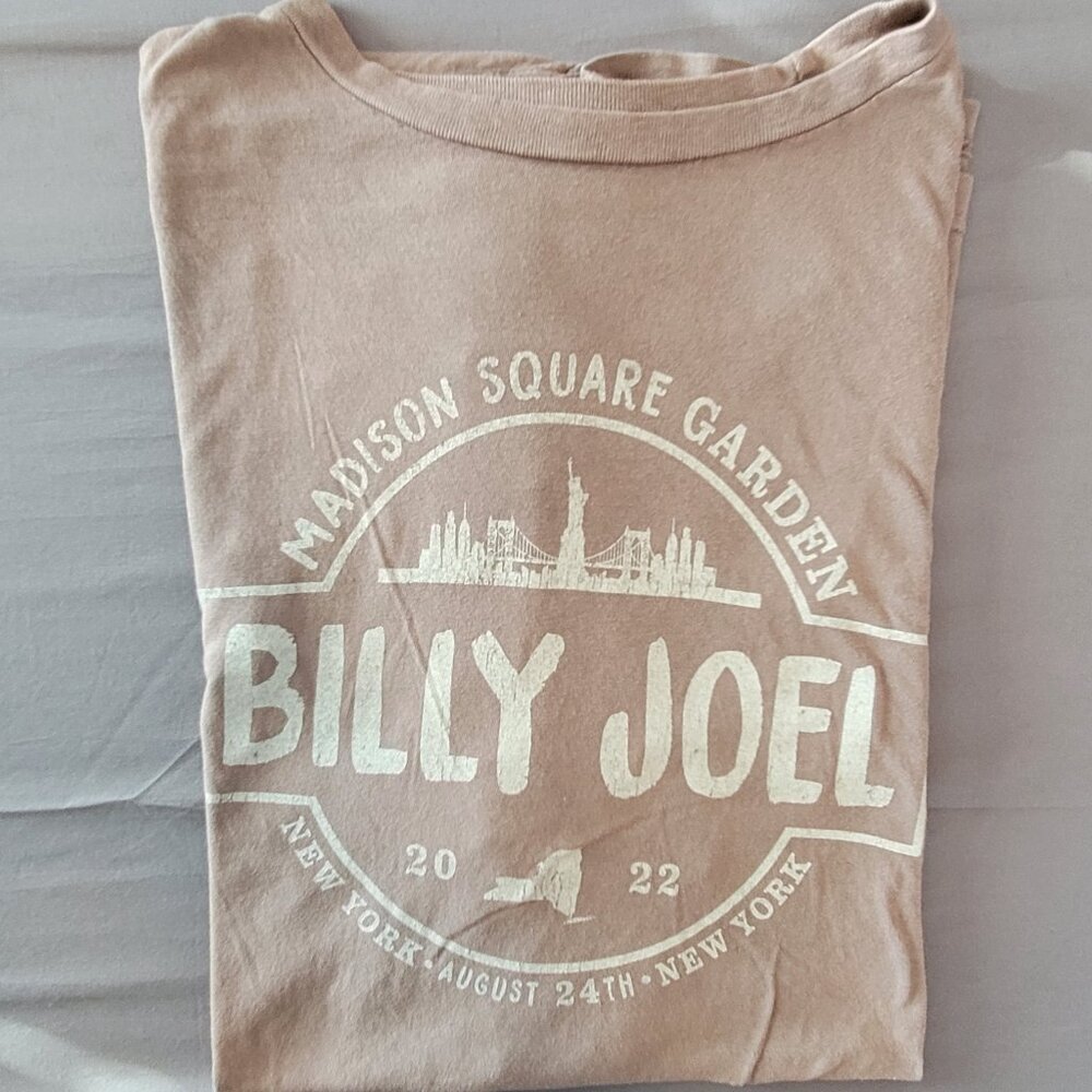 NWT Billy Joel T-Shirt & Guitar Picks Tommy Byrnes, Mike Delguidice, Andy Cichon